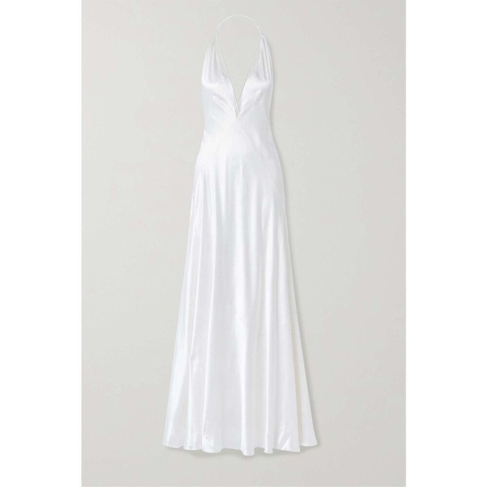 MICHAEL LO SORDO Alexandra silk-satin gown Size US10 $1,190